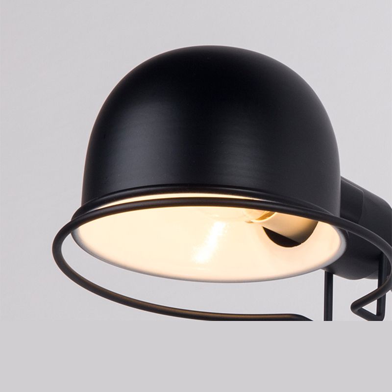 Lampe murale du bras swing dans le luminaire noir industriel noir pour le restaurant de la cuisine