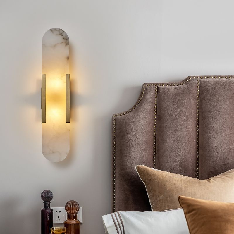 Simplicity Wall Lighting Fixture Marble Wall Sconce Light for Bedroom