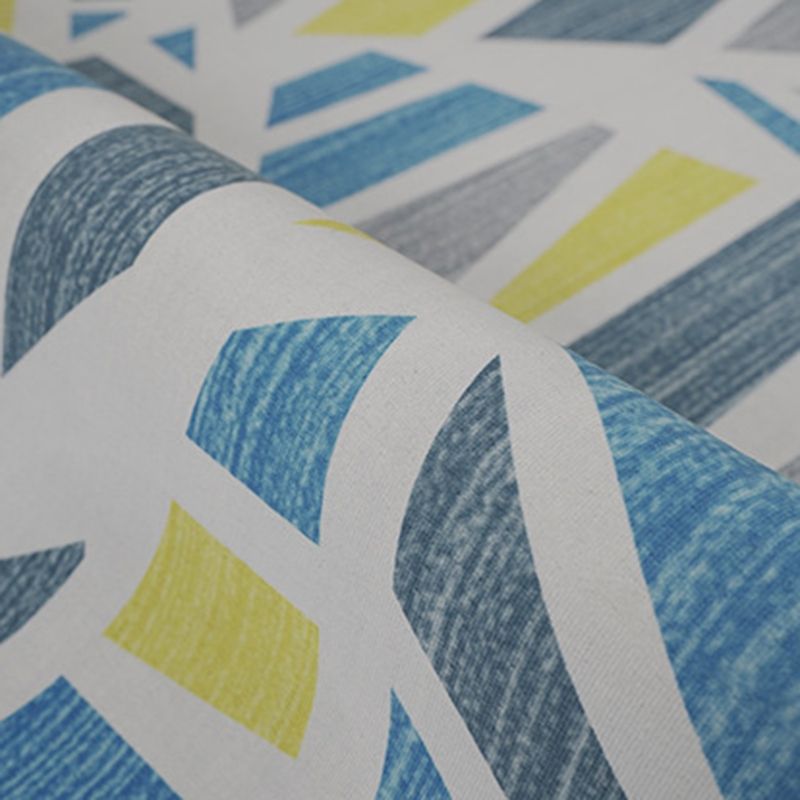 Grey Tone Graphic Print Carpet Polyester Modern Rug Stain Resistant Indoor Rug for Living Room