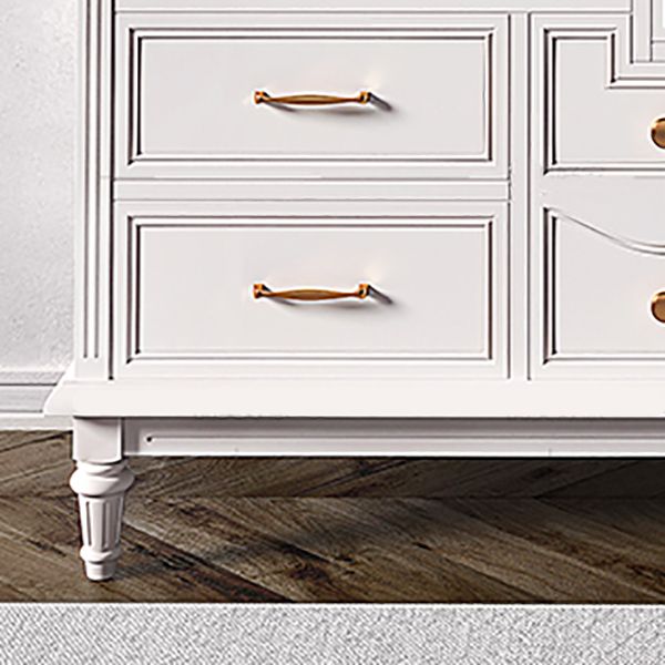 Traditional Storage Chest Solid Wood Dresser with Drawers , 14.04 Inch Width