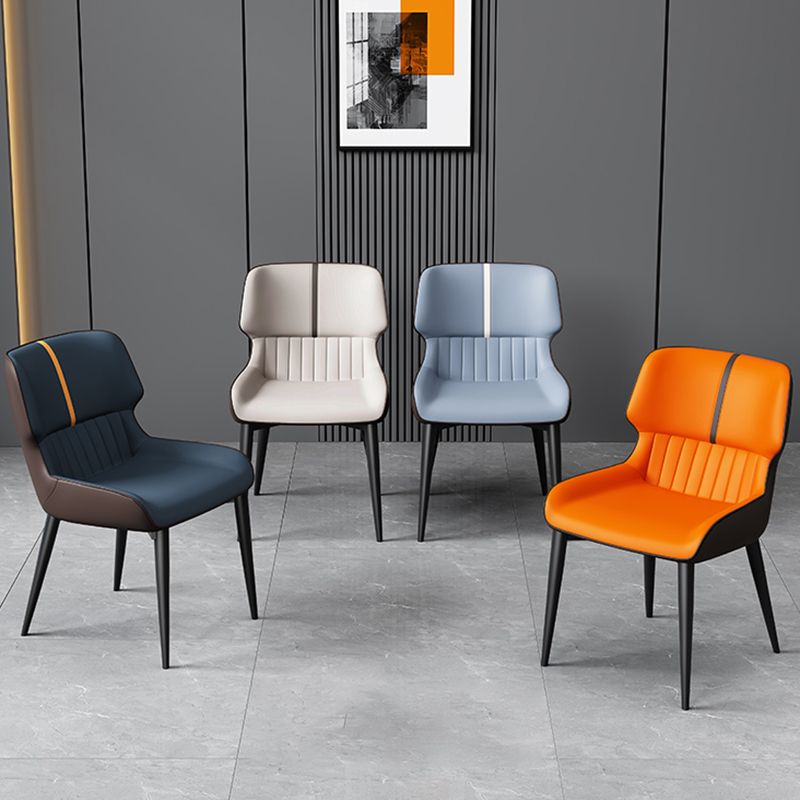 Dining Room Upholstered Side Chair Home Faux Leather Dining Chair