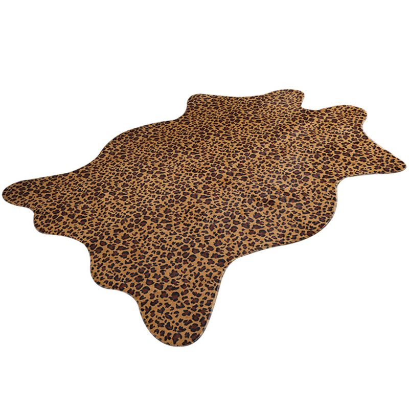 Novelty Shape Animal Skin Rug Multi-Color Creative Carpet Polypropylene Non-Slip Backing Area Rug for Bedroom