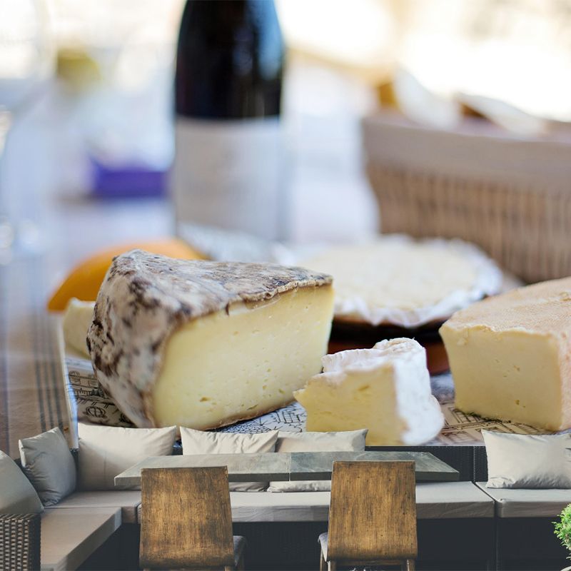 Modern Business Dessert Shop Murals Decor Cheese Dessert Mural Wallpaper