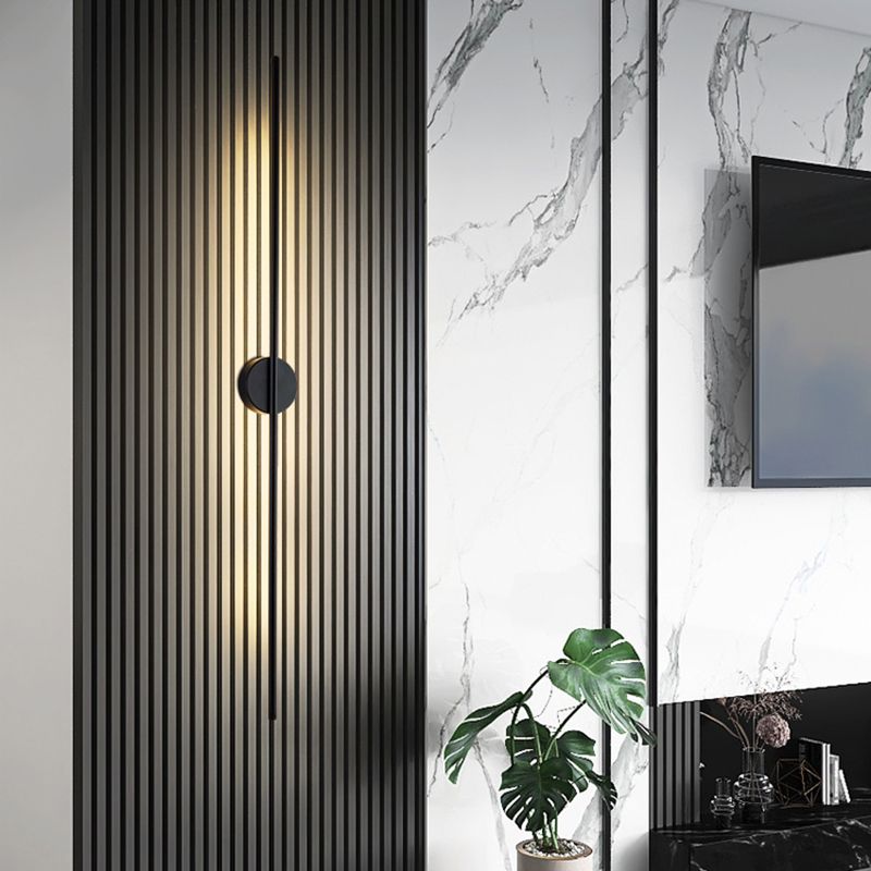 Modern Minimalist Style Linear Wall Mounted Light Fixture Acrylic Wall Light Sconces for Living Room