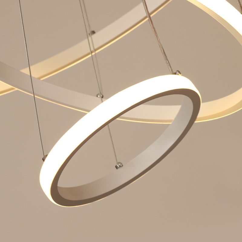 Rings Fissaggi di illuminazione a sospensione in metallo semplici apparecchi di illuminazione a sospensione camera da letto