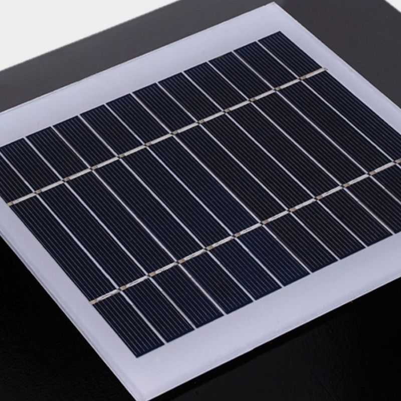 Modern Pillar Lighting Fixture Minimalist LED Solar Lamp for Backyard