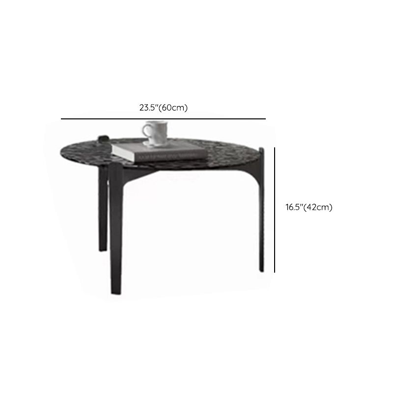 Glass Top Coffee Cocktail Table Coffee or End Table with 3 Legs