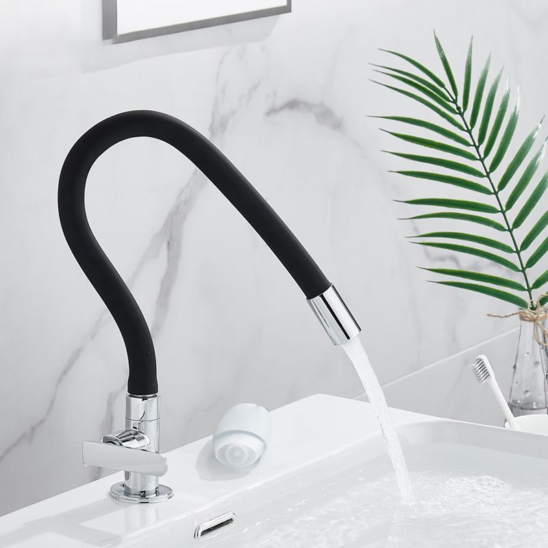 Modern Universal Tube Single Kitchen Faucet High Arc Profile Faucet