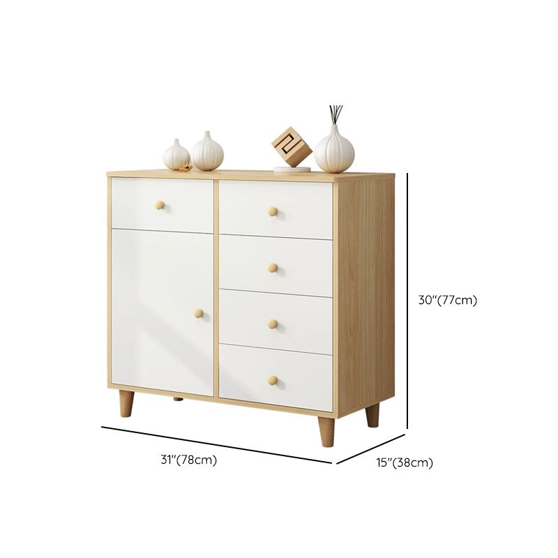 14.82-inch Width Modern Storage Chest Manufactured Wood Dresser