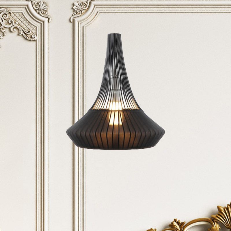 Tombre de cono de colgante Luz de estilo moderno 1 Luz colgante de color negro/rosa/rosa/azul para sala de estar