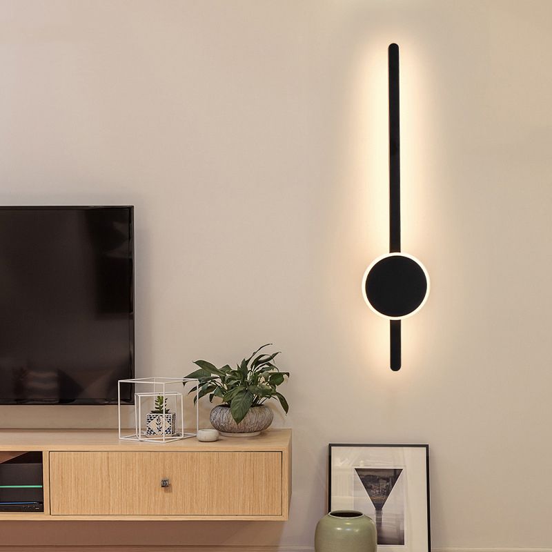 Modern Wall Light Fixture Metal 2 Light Wall Mounted Lighting for Living Room