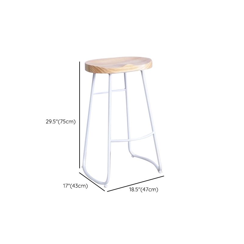 1/4 Pieces Modern Rectangle Solid Wood Top Counter Table with High Stools