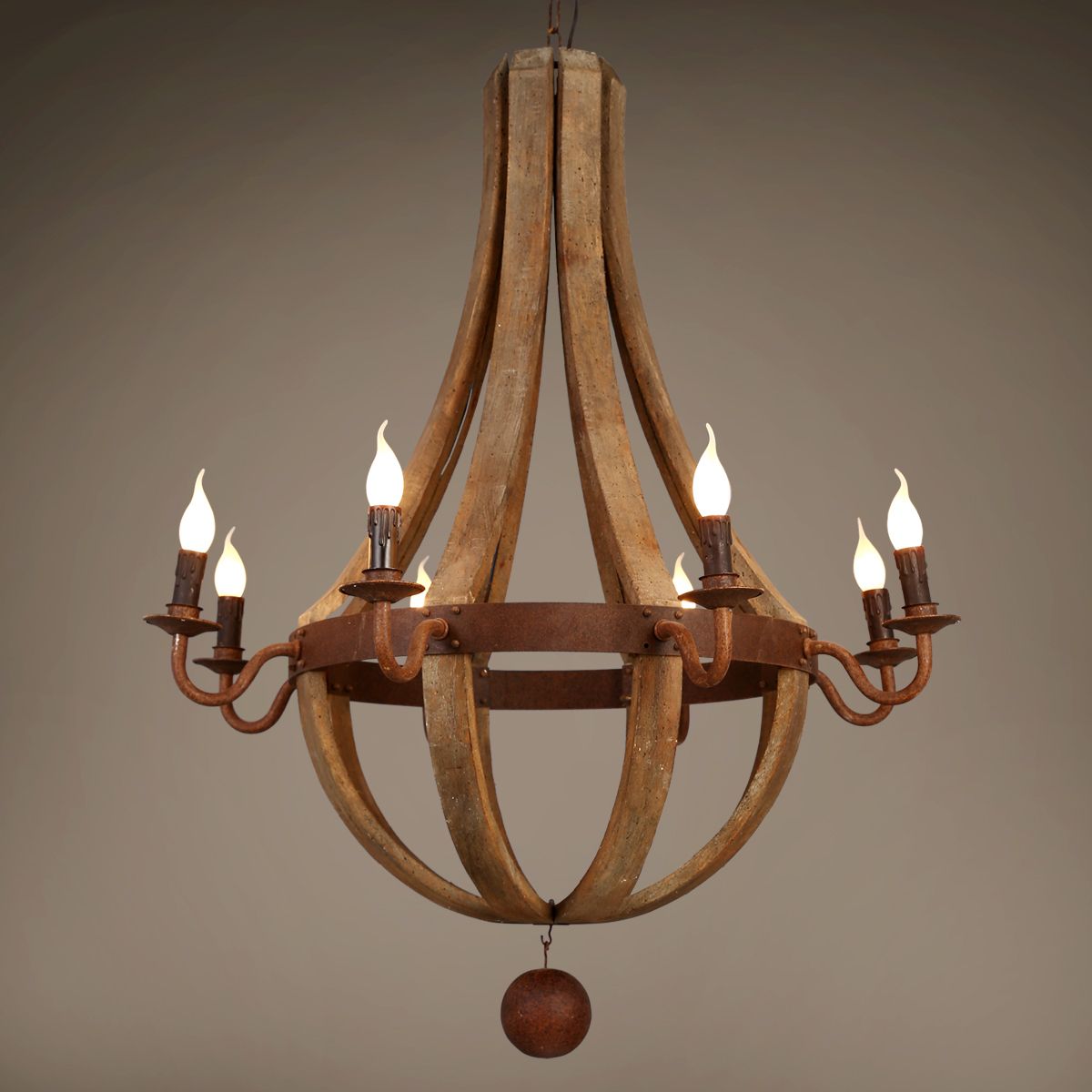 Candle-Style Chandelier Lighting Fixtures Traditional Multi-Head Suspension Light Restaurant
