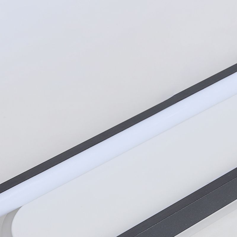 Plafonnier LED moderne met en lumière les luminaires encastrés en métal