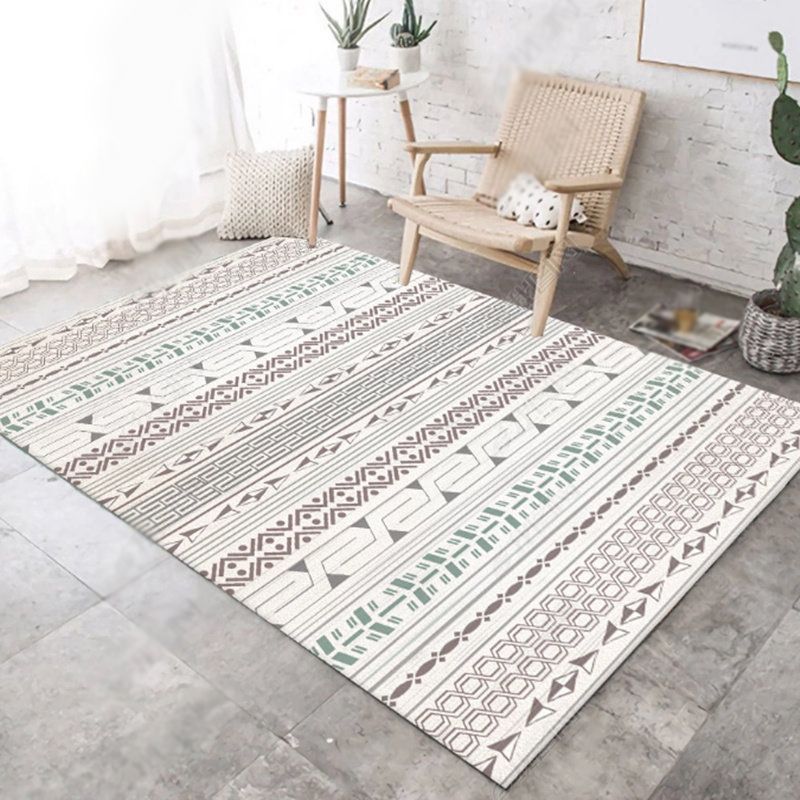 Tappeto tradizionale giallo fusione di tappeto grafico non slip tappeto per soggiorno