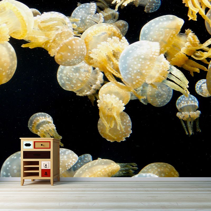 Sea Creatures Wall Mural for Sleeping Room, Water Resistant, Made to Measure