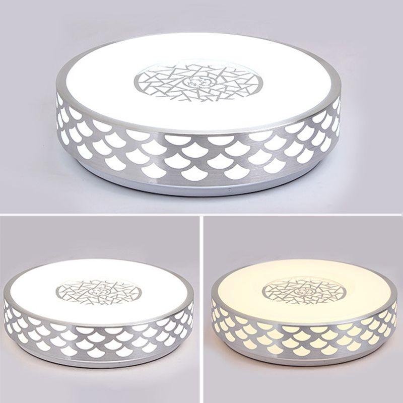 Round Flush Mount Light Acrylic Modern Simplicity Flush Mount Spotlight for Living Room