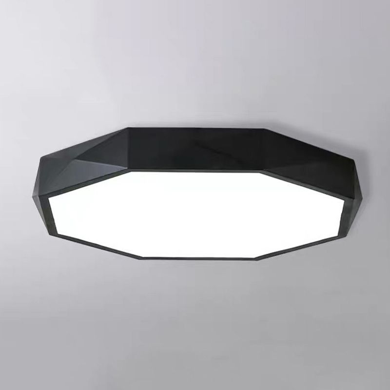 Plafonnier LED en métal pour chambre d'enfant, moderne et géométrique, Macaron