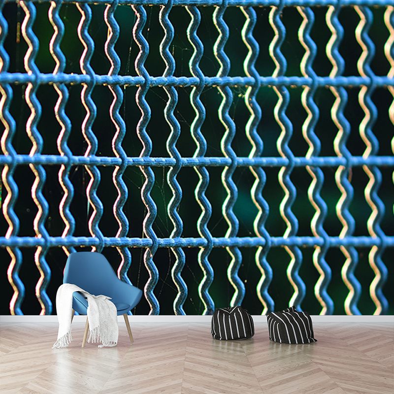 Garage Wall Mural Industrial Metal Decorative Eco-friendly Wall Covering