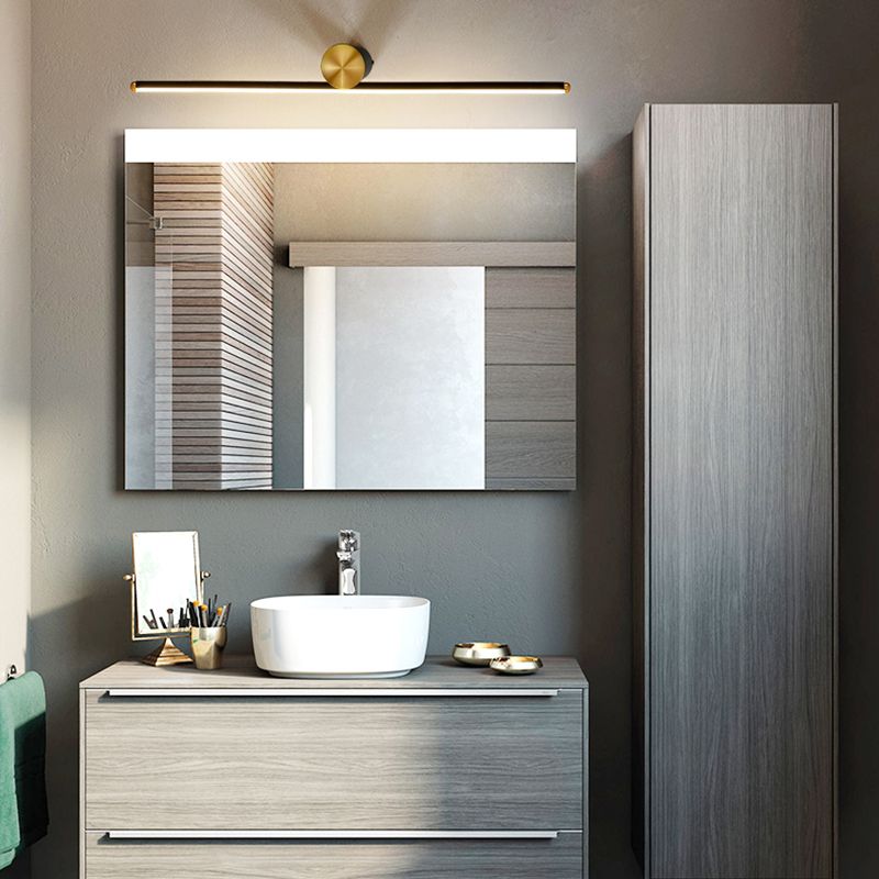 Modern Mirror Front Lighting LED Wall Mounted Light with Silicone Shade