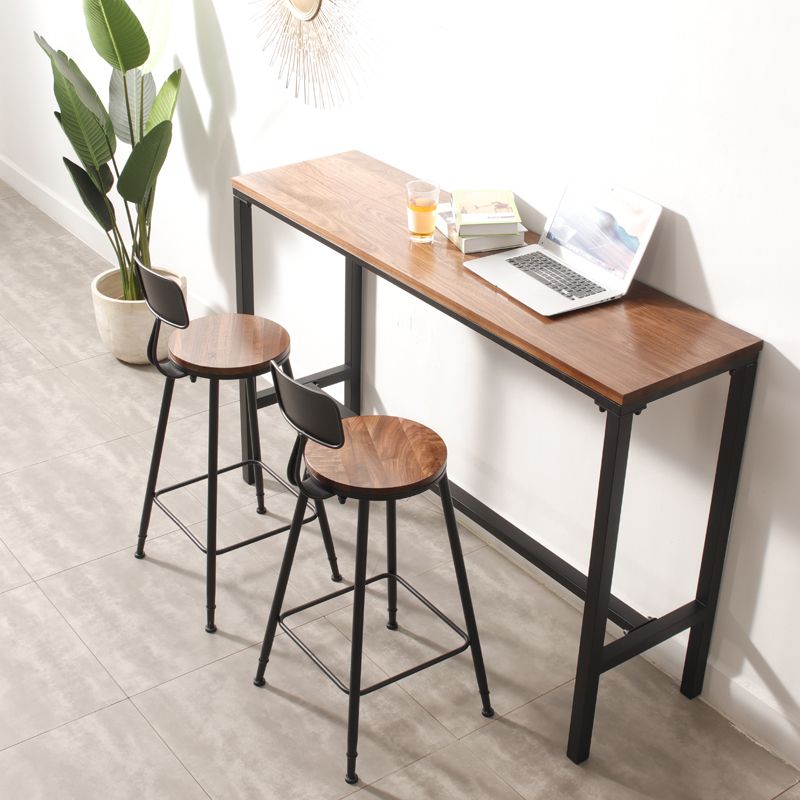 Traditional Luxury Bar Table Set 1/2/3 Pieces Counter Set with Black Base