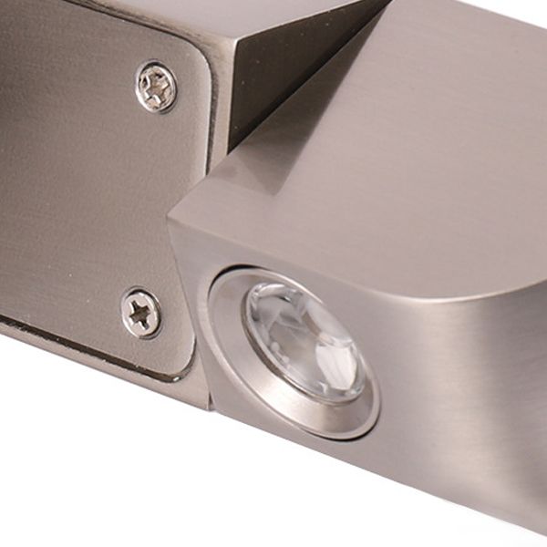 Modern Metal Wall Sconces Rectangle Shape Wall Light for Bedroom