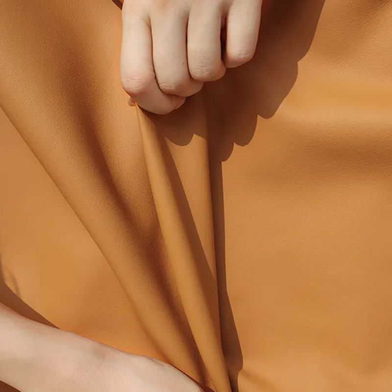 Yellow Modern Rocking Chair with Dark legs Reclining Rocker Chair for Living Room