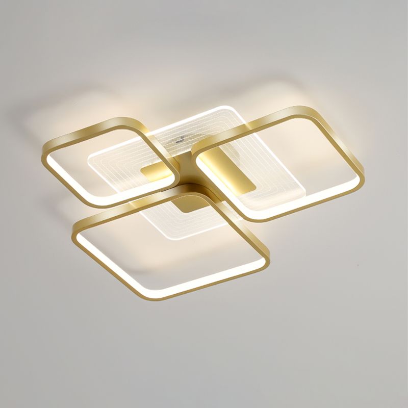 Square Flush Mount Light Flush Mount Led Lights Modern Flush Mount Light Fixtures for Living Room