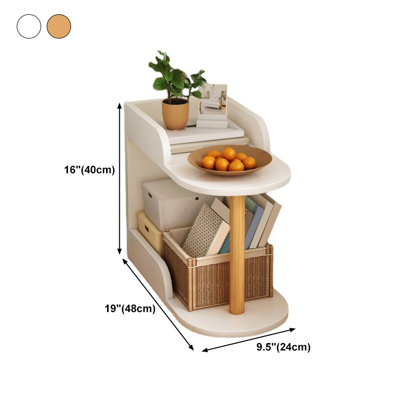 Scandinavian Bookshelf Engineered Wood Shelf Bookcase for Office