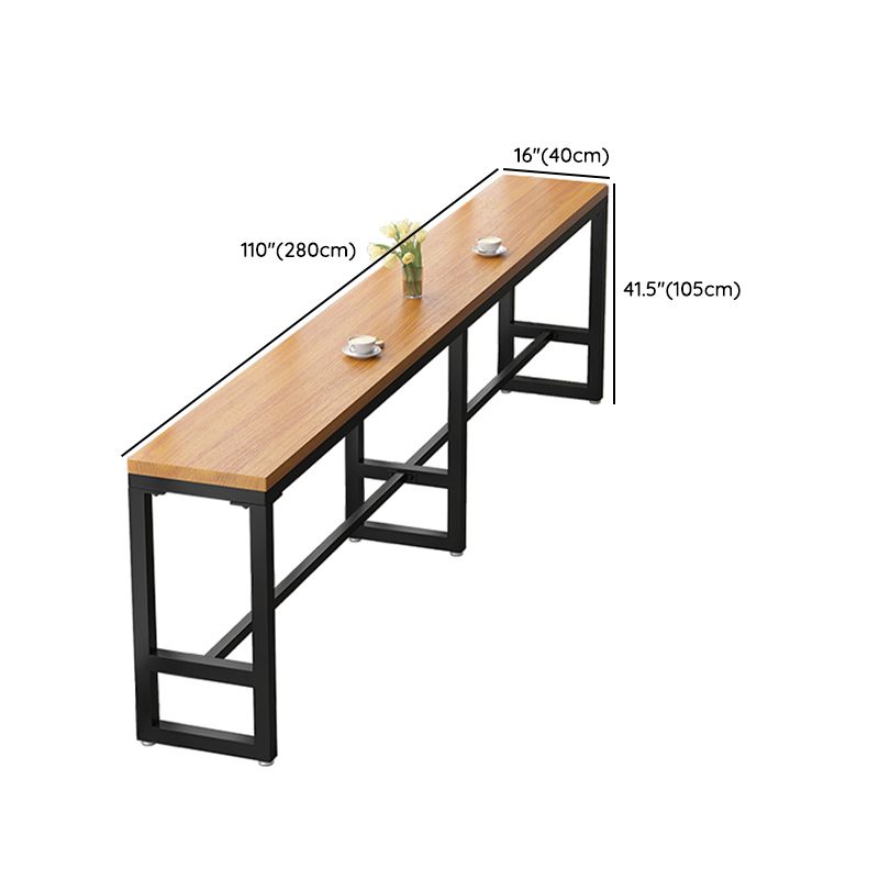 Industrial Style Bar Set 1/4/7/13 Pieces Solid Wood Rectangle Pub Dining Set