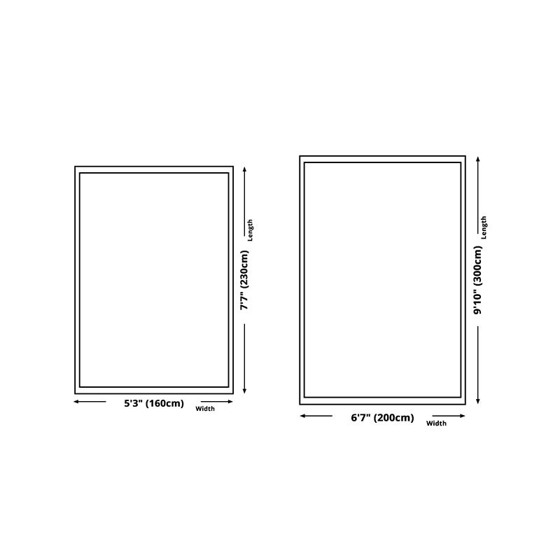 Light Grey Modern Rug Polyester Pattern Area Rug Non-Slip Backing Rug for Sitting Room