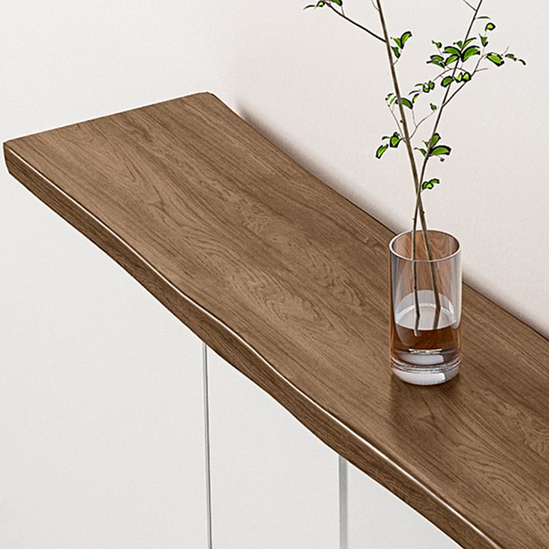 Contemporary Acrylic Console Table 11.8" W Rectangle End Table