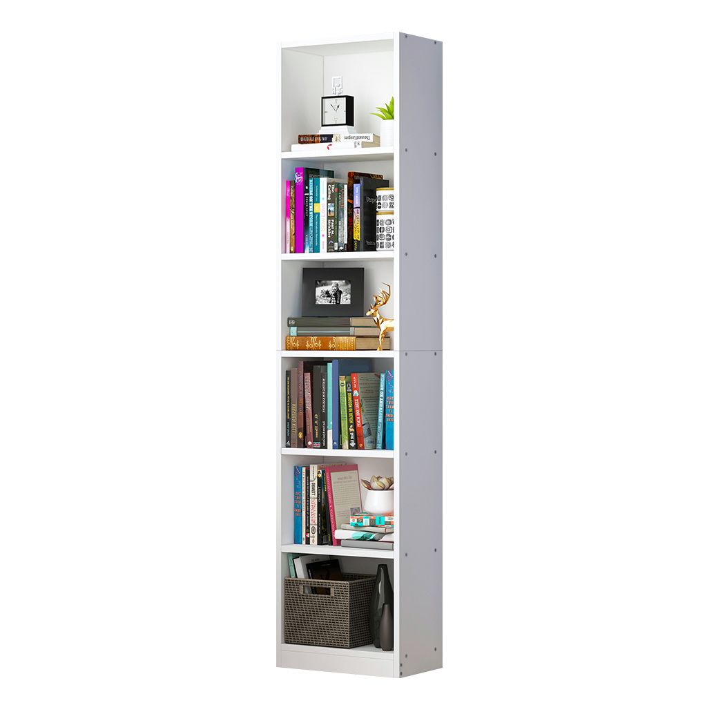 Artificial Wood Bookcase Contemporary Style Bookshelf for Home Office Study Room