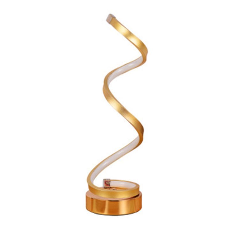 Eenvoudstijl tafel licht metalen slaapkamer led nachttafel lamp