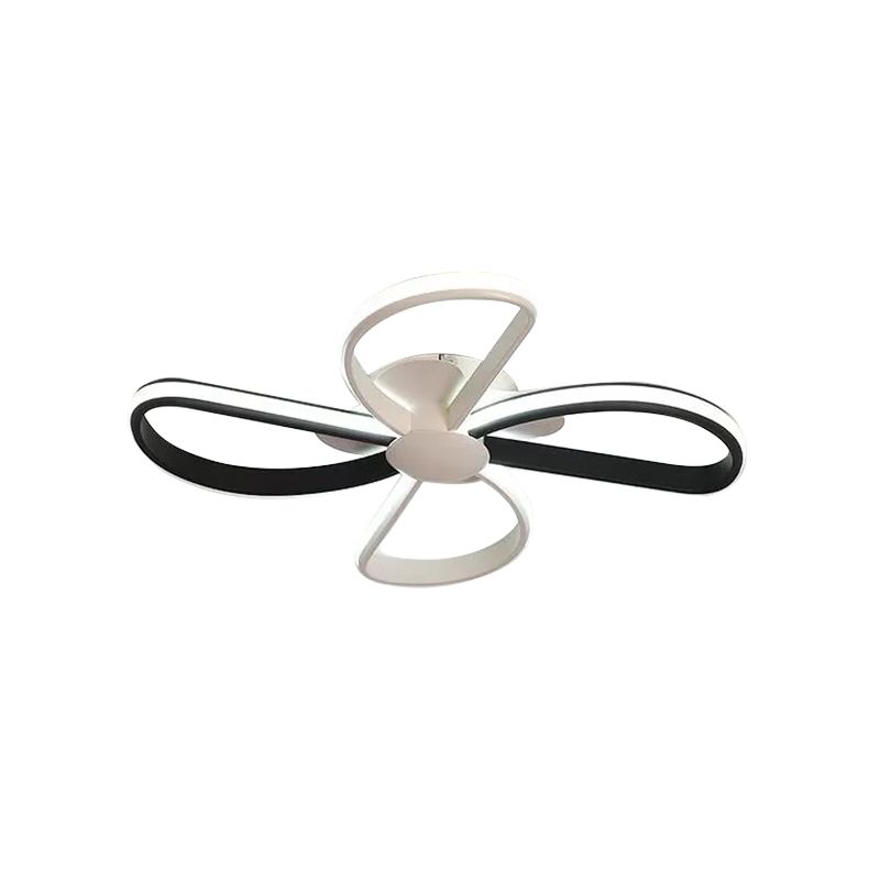 Blossom Shape LED Flush Mount Light Nordic Stylish Metal Ceiling Lamp for Kid Bedroom