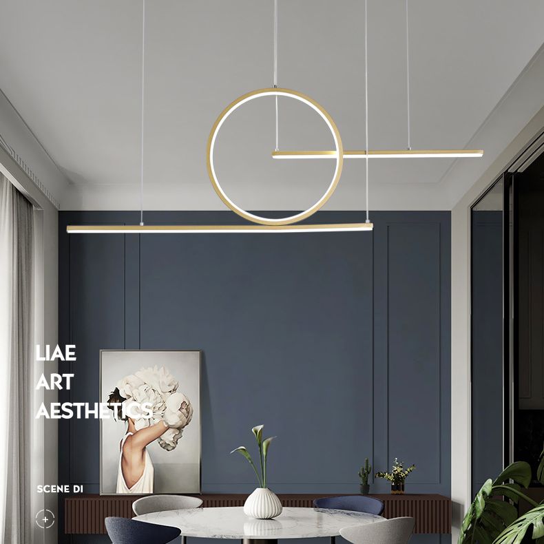 LED LED LED WARROUGE LEDEAR LIGNE DU PRENDANT ACRYLIQUE MODERNE CONCICON