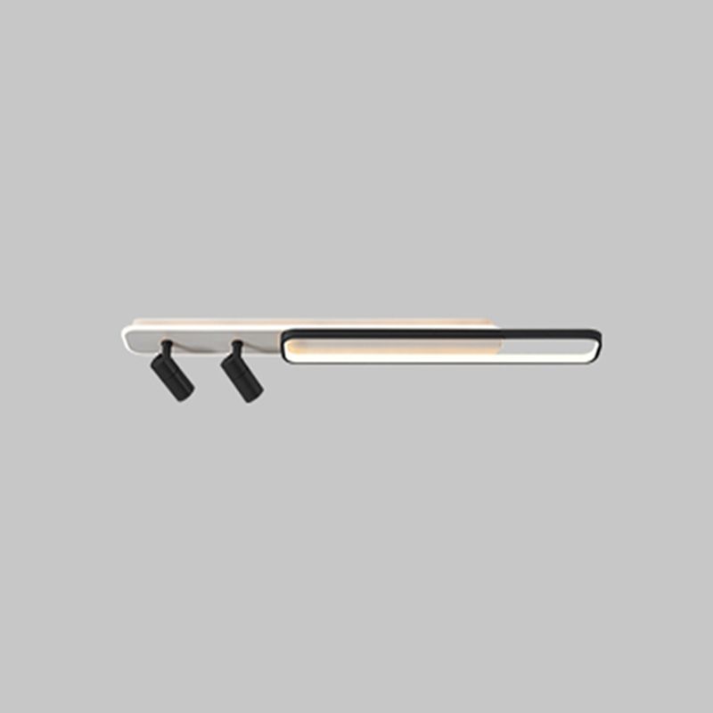 Modern Minimalist Style Linear LED Flush Mount Spotlight Acrylic Flush Ceiling Light