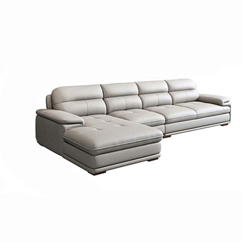 Contemporary Pillowed Back Cushions Sofa/Sectional with Pillow Top Arm