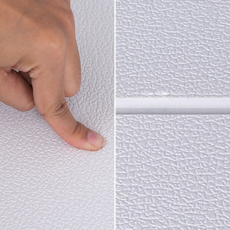 Marbling Scratch Resistant Tile PVC Singular Peel & Stick Tile for Backsplash Wall