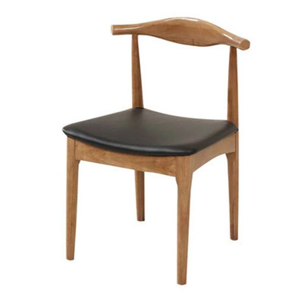 Industrial Upholstered Dining Side Chair Wood Dining Chair for Dining Room