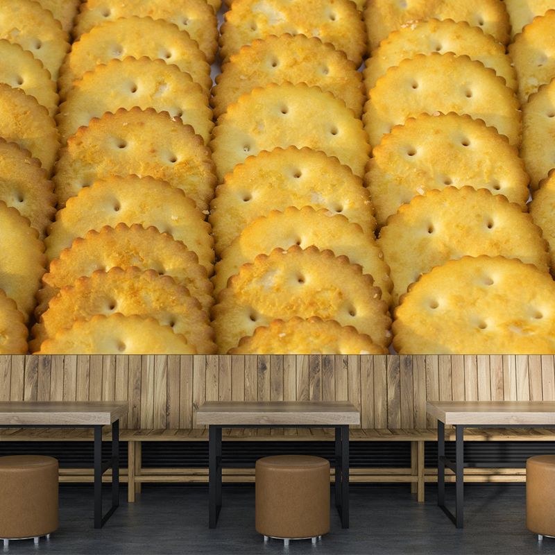 Sweet Dessert Mural Wallpaper for Commercial Use, Personalized Size Available