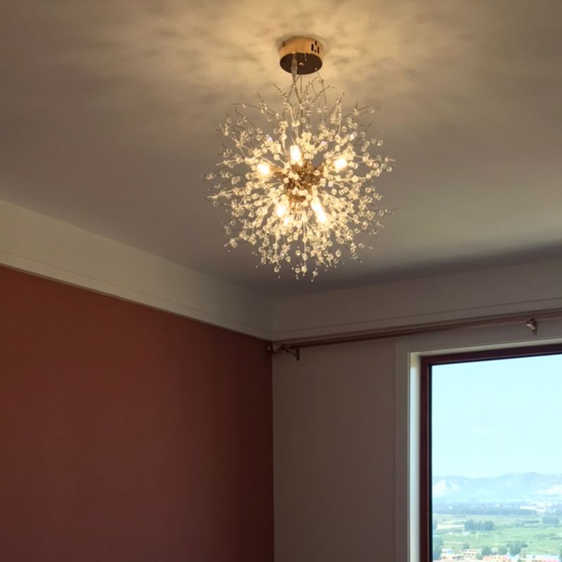 Moderne paardenbloem kroonluchter verlichtingsarmaturen multi-head suspensie hanger lamp