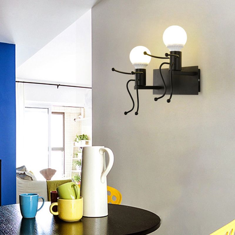 Postmodern Creative Metallic Wall Light Fixture for Sitting Room