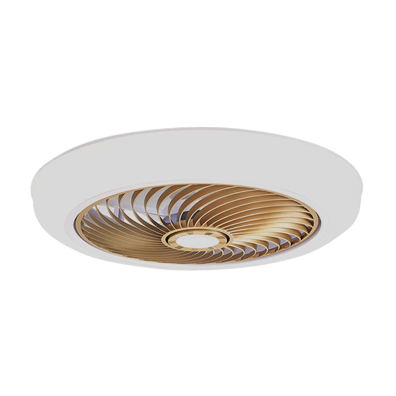 1 Light Ceiling Fan Light Modern Style Metal Ceiling Fan Light for Living Room