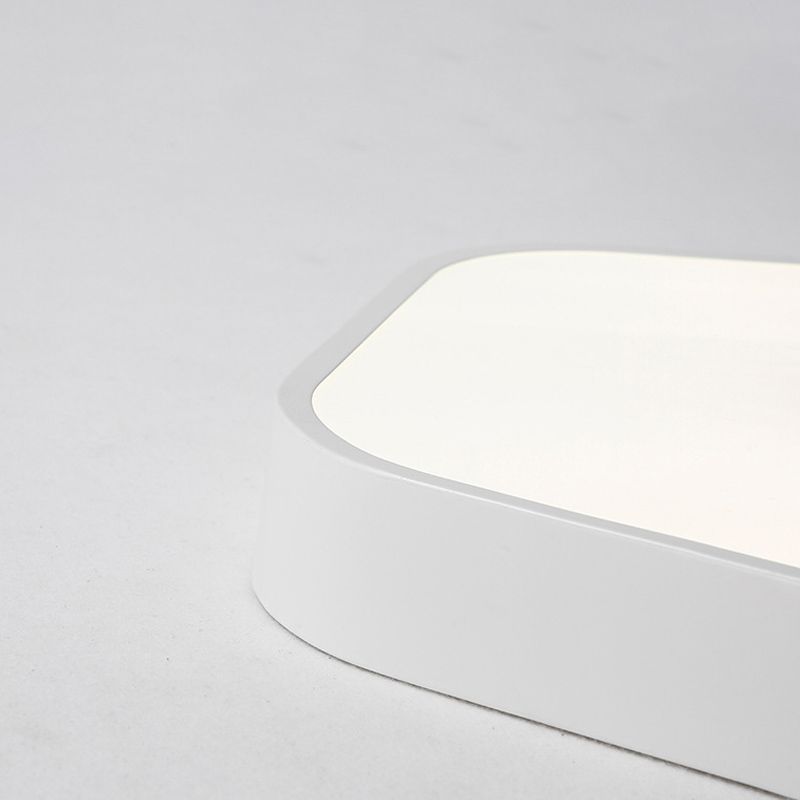 Pentagon Slim Panel Flush Mount Light Simple Style Acryl -plafondlicht voor studieruimte