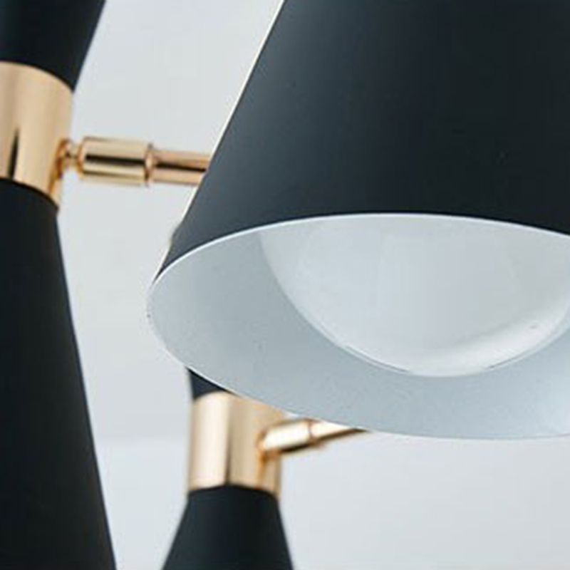 Postmodern Style Metal Pendant Light Living Room Multi-Light Chandelier