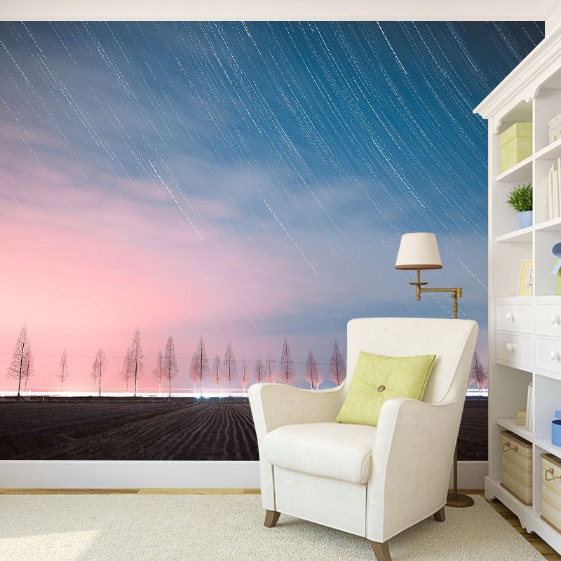 Eco-friendly Wall Mural Wallpaper Beautiful Sky Photography Sitting Room Wall Mural