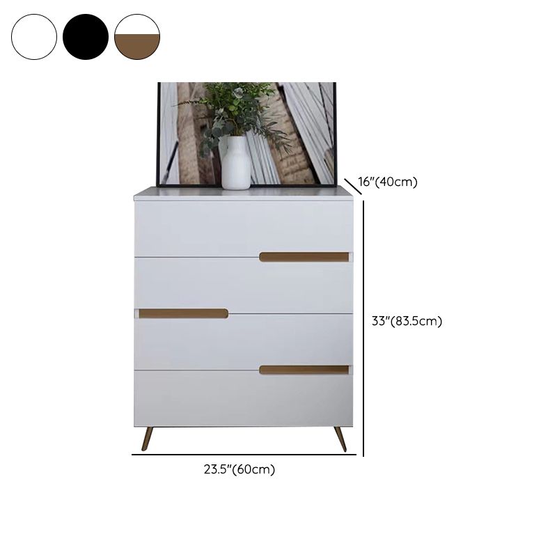 Modern Storage Chest Dresser 3/4/5 Drawers Storage Chest , 15.6-inch Width