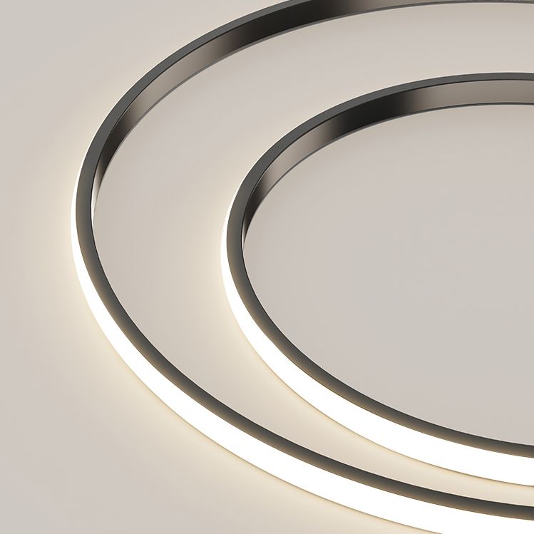 Luci del lampadario moderne a più anelli lampadario il lampadario in metallo