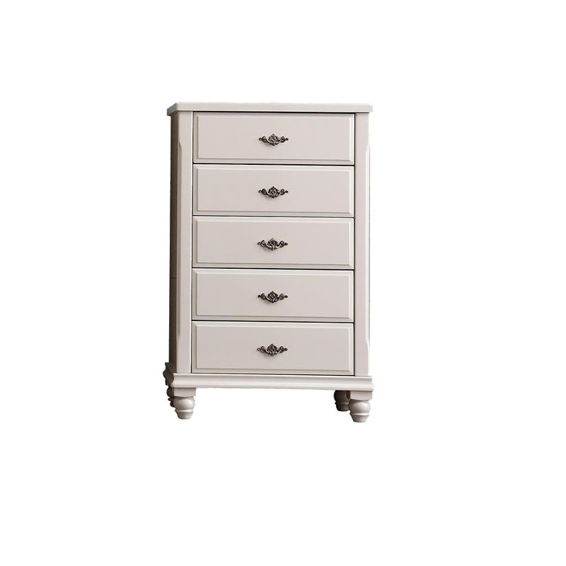 Contemporary Grey Accent Chest with Soft Close Drawers in Rubberwood